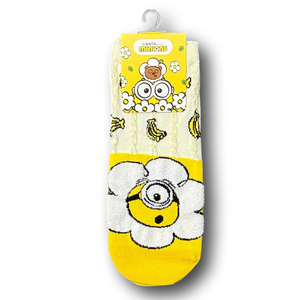 3/$20 Minions & Bananas Funny Novelty No-Show Ankle Socks - NWT
